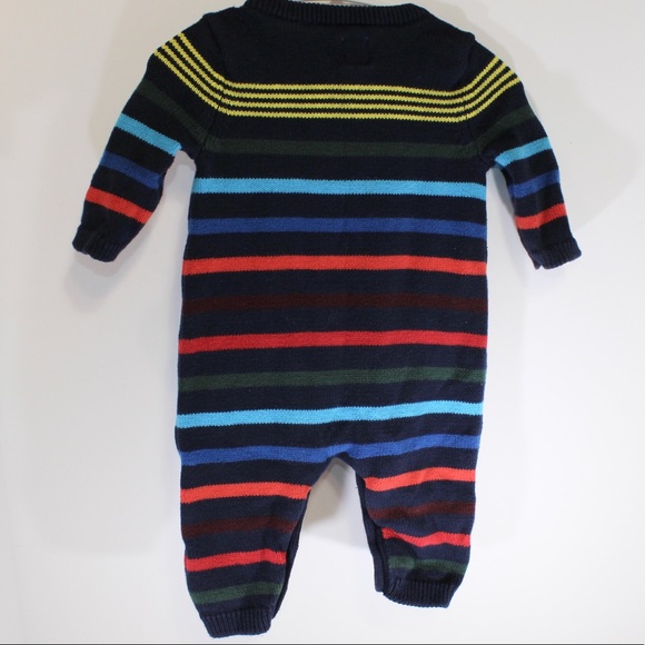 GAP Baby Knit Sweater One Piece Striped Jumper 0-3 Months - Picture 2 of 4